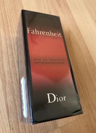 Dior fahrenheit 100ml диор фаренгейт мужественный духи стойкий мужской стойкий парфюм