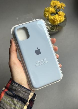 Чохол на iphone 11 з захищеним низом silicone case чохол для айфон з закритим низом1 фото