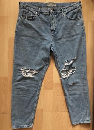 Классные джинсы бойфренд , зауженные книзу moto topshop1 фото