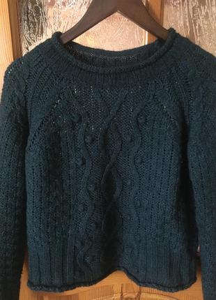 Коасивый шерстяный свитер marks & spenser3 фото
