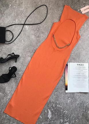 Оранжева сукня плаття missguided
