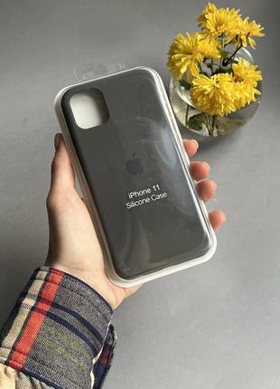 Чохол на iphone 11 з захищеним низом silicone case чохол для айфон з закритим низом