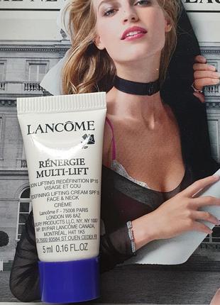 Крем для обличчя та шиї renergie multi-lift lancome, 5ml.
