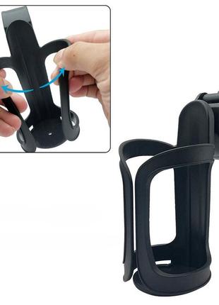 Підстаканник для коляски model a-1 lelik™, тримач зі знімним кріпленням та поворотним механізмом8 фото