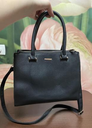 Сумка чорна дэвид джонс
