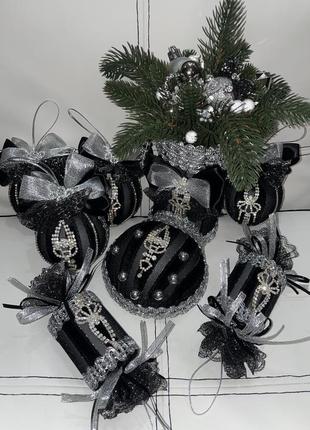Набор новогодних украшений-игрушек🎄