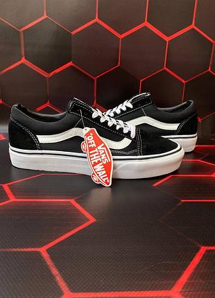 Знову в наявності. чорні кеди із натуральної замші vans old skool . замшевые кеды