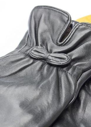 Качественные женские кожаные перчатки3 фото