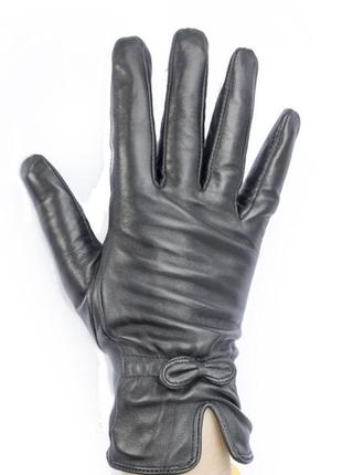 Качественные женские кожаные перчатки2 фото