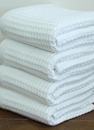 Махровое полотенце  банное  белое  турция 70*140 см турция bogota