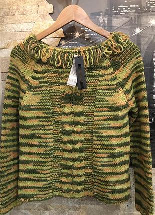 Красивая теплая вязаная кофта