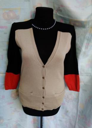Кофта,жакет м ann taylor 3-х цветный