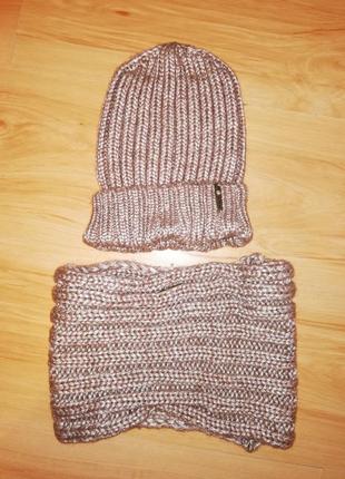 Набір шапка хомут зима