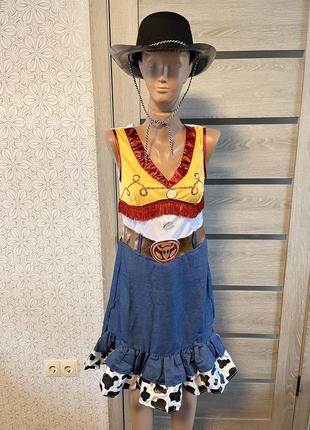 Карнавальное платье ковбойша родео размер s продажа код 10w1 фото
