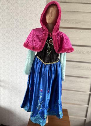 Карнавальний костюм сукня принцеса анна frozen 10 11 років