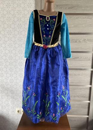 Карнавальна сукня ганна фрозен анни 9-10 років код 17є