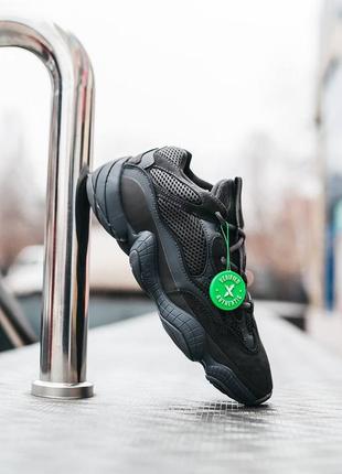 Женские кроссовки adidas yeezy boost 500 utility black#адидас3 фото