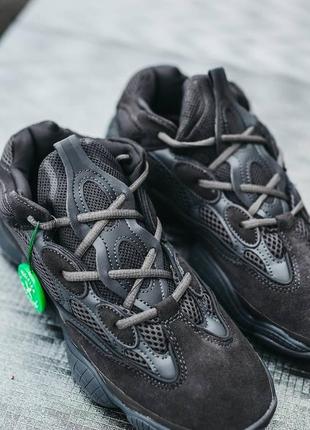 Женские кроссовки adidas yeezy boost 500 utility black#адидас8 фото