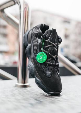 Женские кроссовки adidas yeezy boost 500 utility black#адидас7 фото