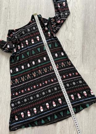 Крута новорічна сукня платье новорічний светр nutmeg 4-5 років4 фото