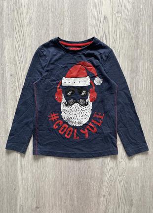 Крутий світшот реглан новорічний светр санта ty 6 років1 фото