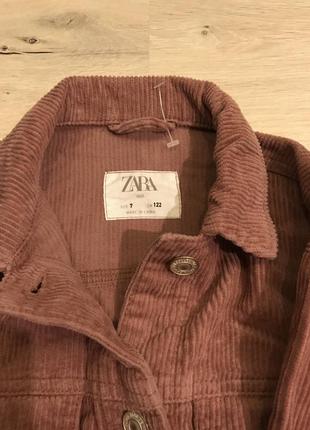 Рубашка zara size 7 cm 122