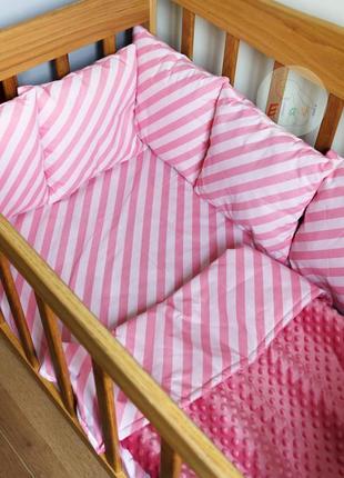 Бортики у ліжечко, бампери у дитяче ліжко - розпродаж1 фото
