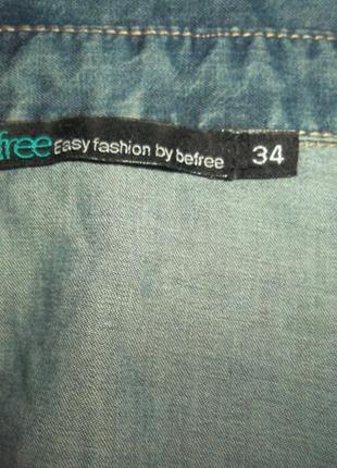 Фирменная джинсовая рубашка  befree5 фото