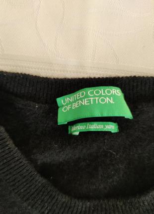 Шерстяна кофта united colors of benetton!!!2 фото