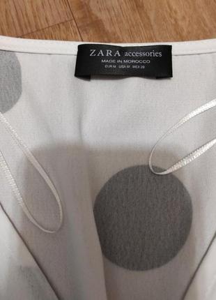 Блуза боди в горох с v-образным вырезом комбидресс с обьемными рукавами zara7 фото