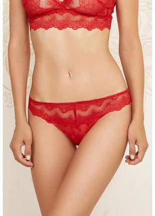 Трусики кружевные anabel arto 7008-32 красные
