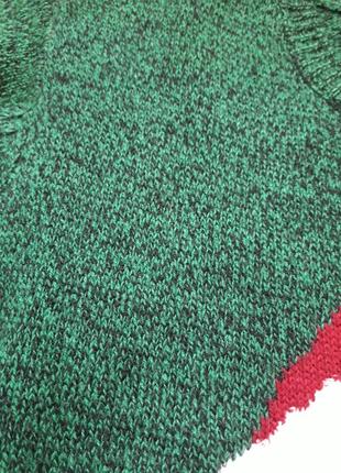 Суперовый подростковый свитер в новогодний принт на 13-14 лет на рост 158-164 см george5 фото