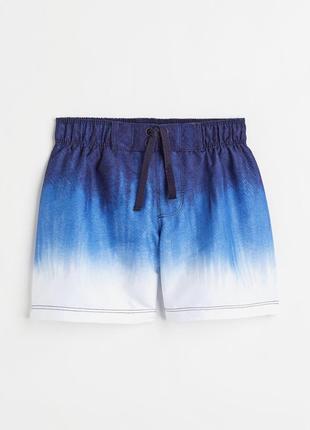 Шорти для плавання сині від h&m ріст від 110 до 128 см