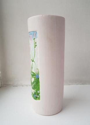 Декоративна ваза з ручним розписом2 фото