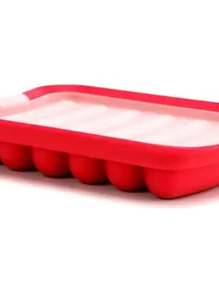 Форма для домашних сосисок и кебабов "bradex", красная3 фото