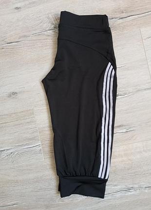 Шорты спортивные за колено бриджи lace adidas 46 p.3 фото