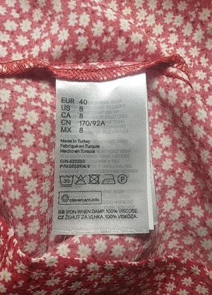 Блуза з віскози з квітковим принтом h&m4 фото