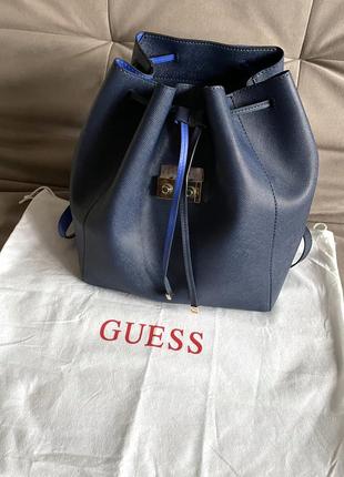 Женская шикарная сумка узелок рюкзак guess3 фото