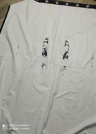 Штора блекаут на люверсах ширина -167см, высота-228 см.