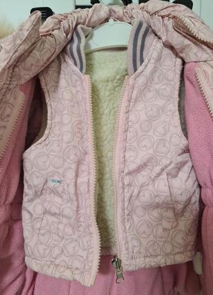 Зимова курточка 98 з желетом9 фото