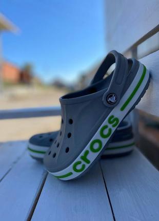 Крокси сабо crocs bayaband clog volt green