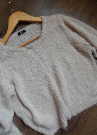 Теплый пушистый свитер травка размер с4 фото