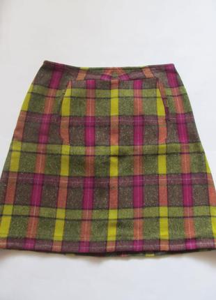 Юбка трапеция с карманами