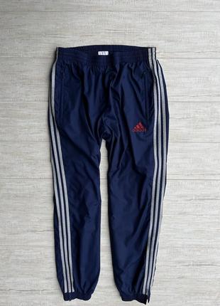 Adidas штаны мужские l/xl синие на резинке