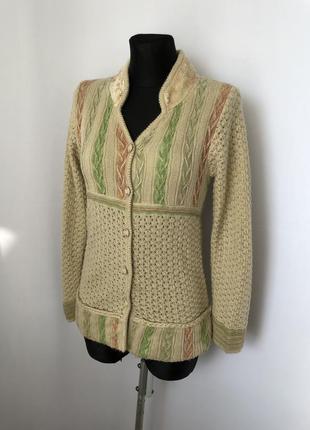 Бежевый приталенный кардиган нежный романтик nautica