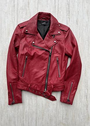 Zara basic косуха красная m женская