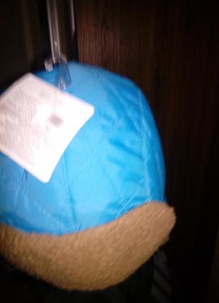 Фирменная ярко голубая шапка 6-9 лет jumbo2 фото