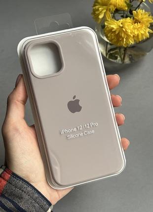 Чохол на iphone 12 / 12 pro з захищеним низом silicone case чохол для айфон з закритим низом1 фото