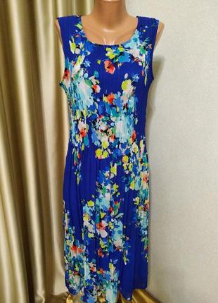 Шикарное шифоновое платье в гофре от kriss