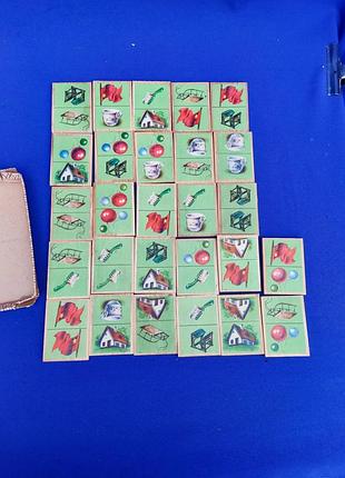 Деревянные детскте доминошки домино игра игрушка для детей детская ссср советская